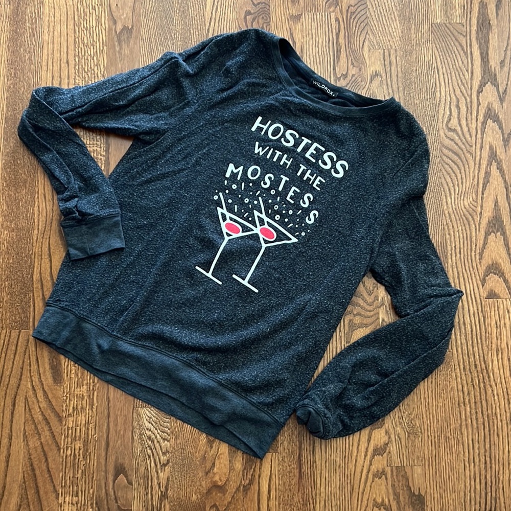 Wildfox hostess with the mostes beach jumper